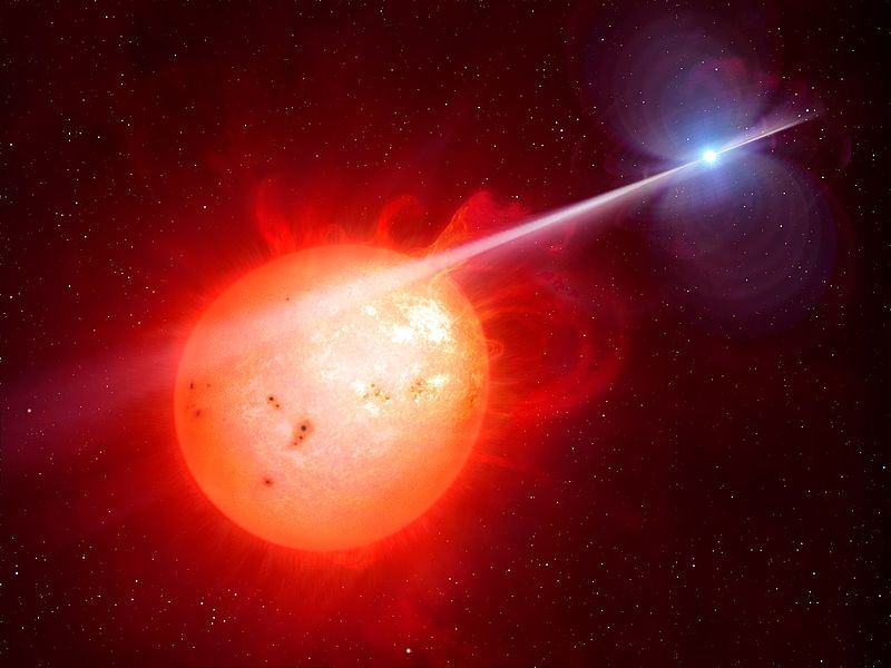 https://upload.wikimedia.org/wikipedia/commons/thumb/d/d2/Artist%E2%80%99s_impression_of_the_exotic_binary_star_system_AR_Scorpii.jpg/800px-Artist%E2%80%99s_impression_of_the_exotic_binary_star_system_AR_Scorpii.jpg